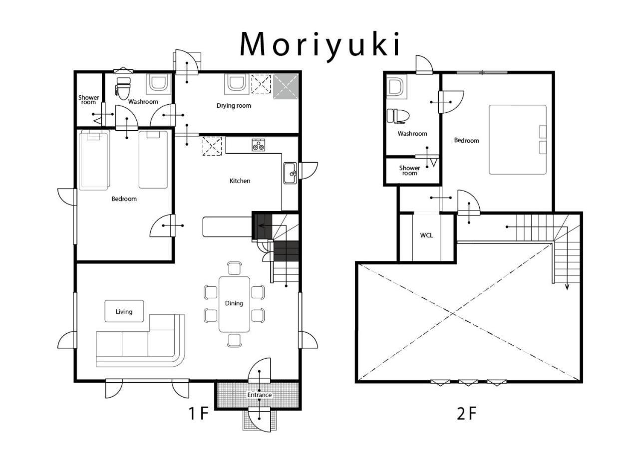 富良野市 Moriyukiヴィラ エクステリア 写真